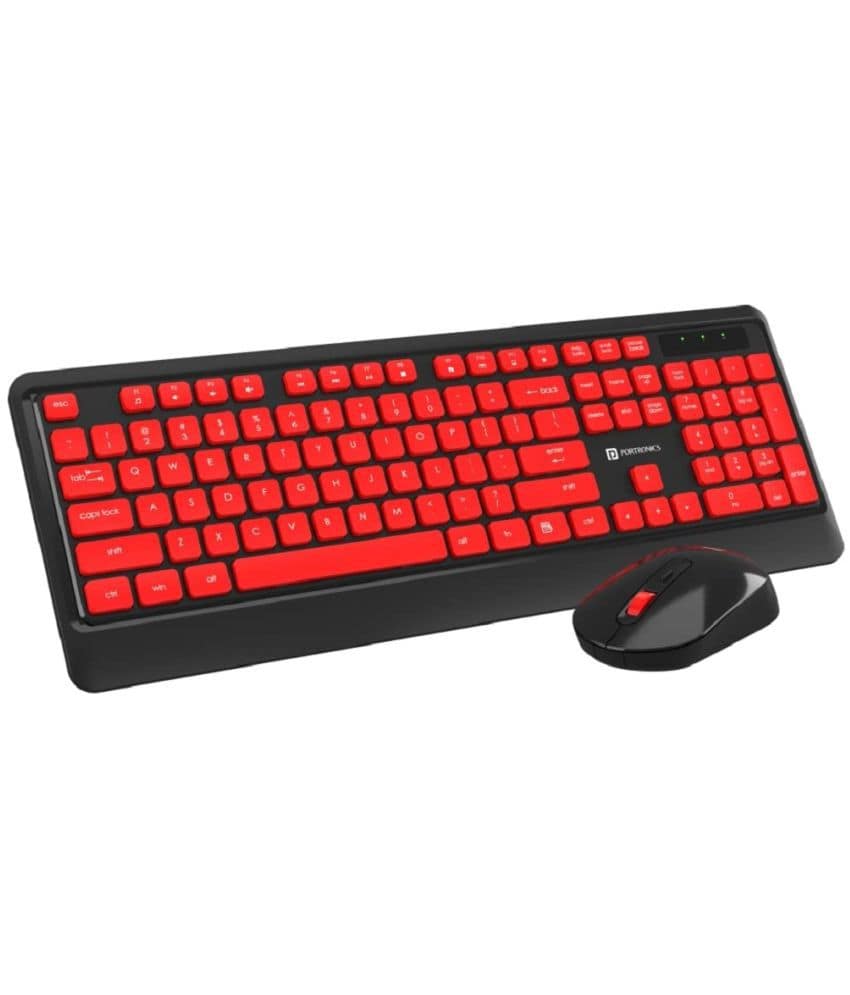Portronics Key5 WL Keyboard & Mouse Combo(Black) Computer Accessories Shop